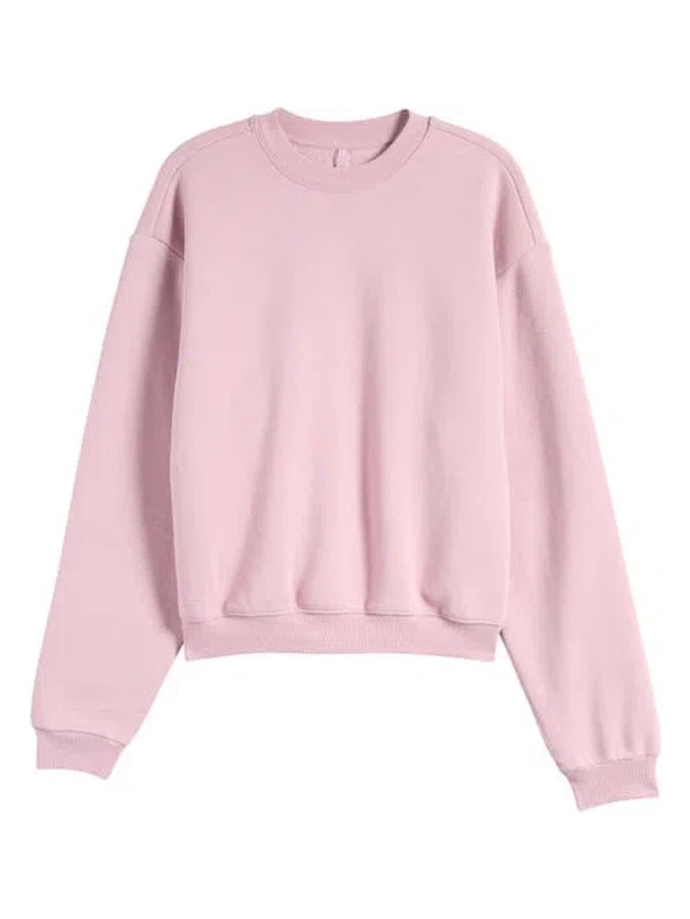 Skims Cotton Fleece classic crewneck dusk pink size M